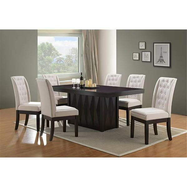 30 x 39 x 71 in. Wood Modern Rectangular Dinette Dining Room Table - Cappuccino, Kb, Mfr#: D511-T